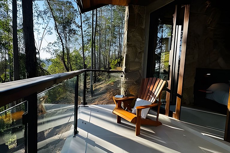 Chalé das Cerejeiras, charme e vista incrível