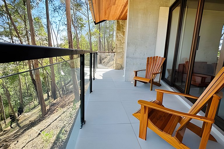 Chalé das Cerejeiras, charme e vista incrível