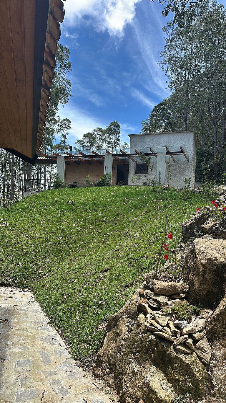 Chalé Manacá com vista e pôr do sol