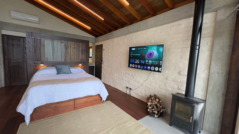 Chalé Manacá com vista e pôr do sol