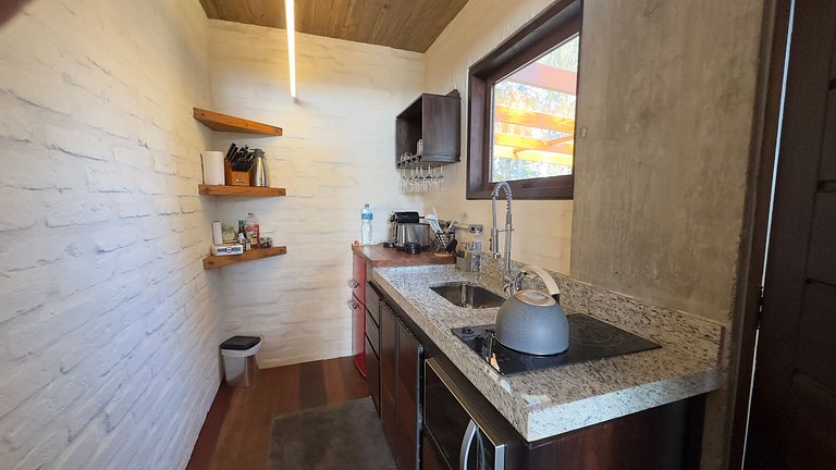 Chalé Manacá com vista e pôr do sol