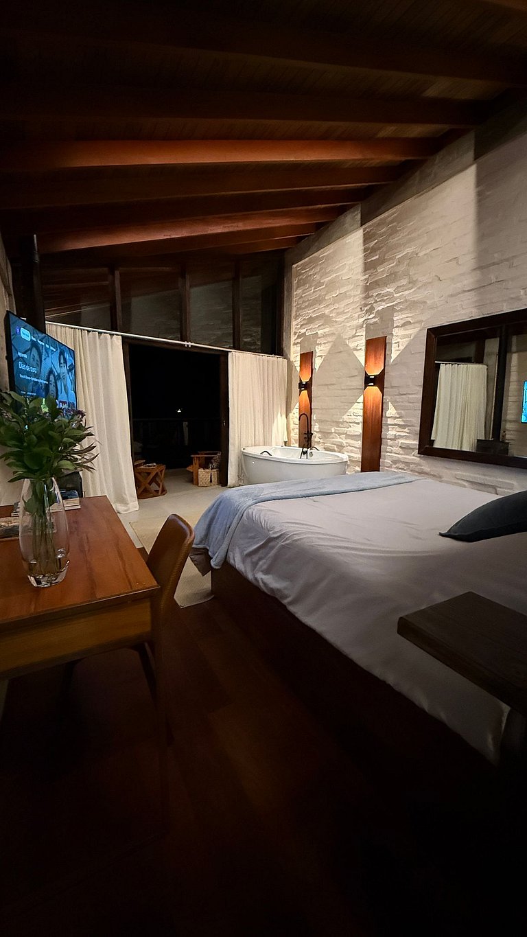 Chalé Manacá com vista e pôr do sol