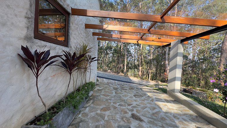 Chalé Manacá com vista e pôr do sol