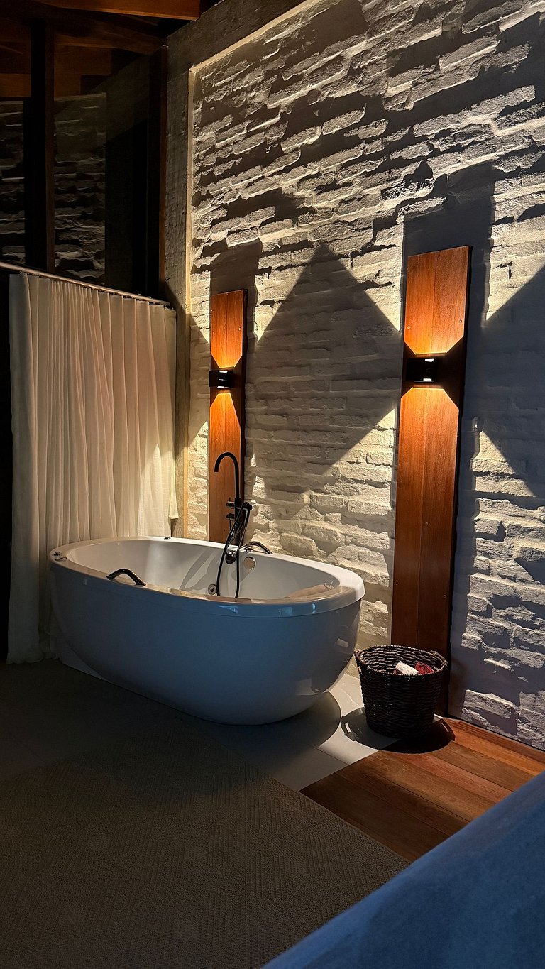 Chalé Manacá com vista e pôr do sol