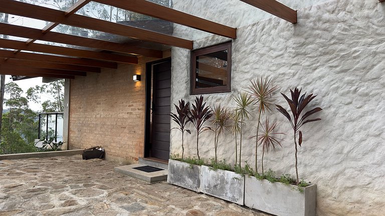 Chalé Manacá com vista e pôr do sol